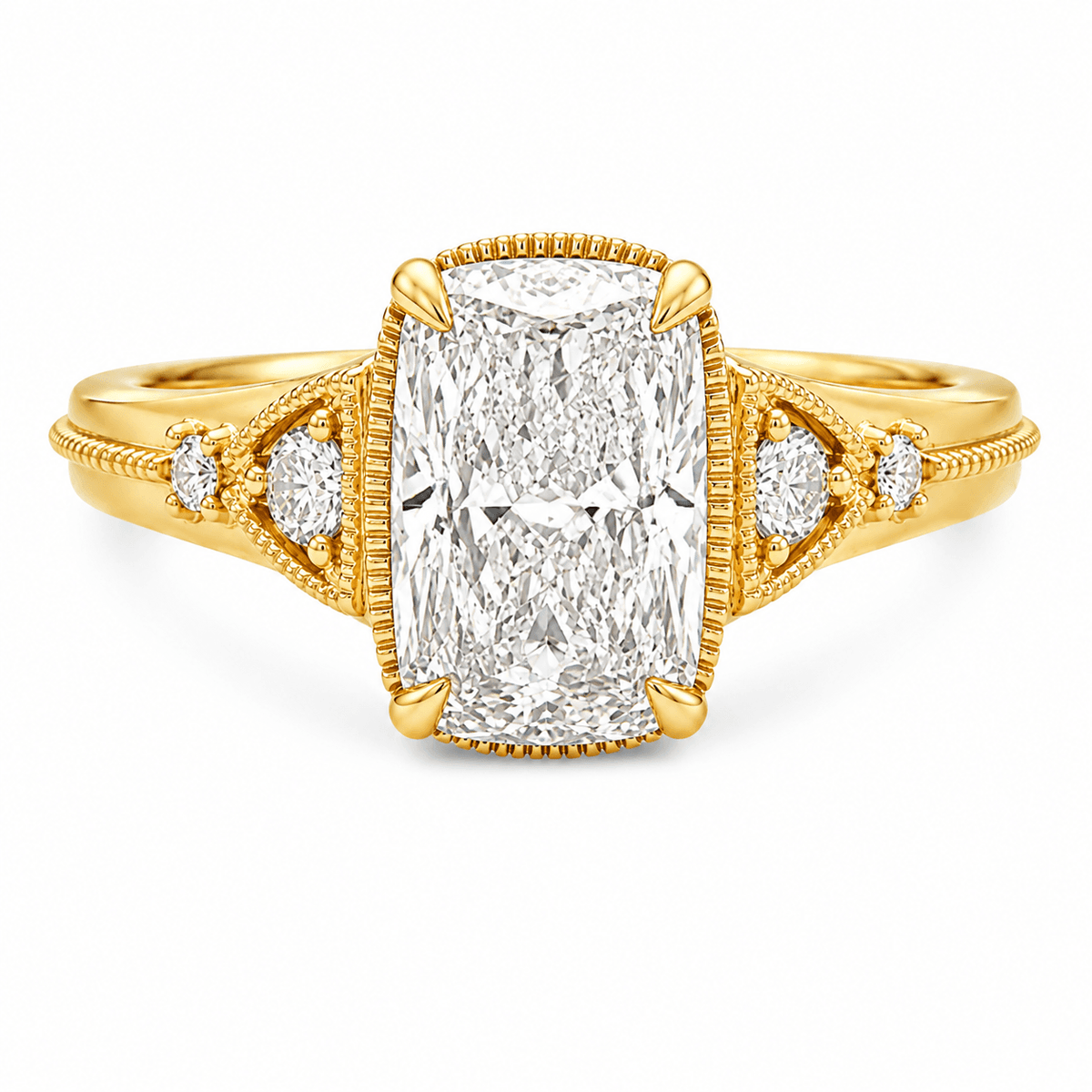 2.15 CTW Elongated Cushion Lab-Grown Diamond Engagement Ring