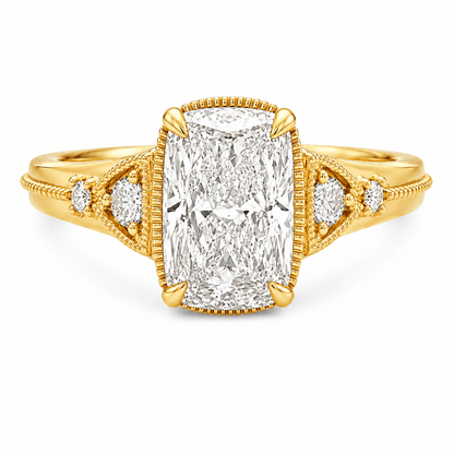 2.15 CTW Elongated Cushion Lab-Grown Diamond Engagement Ring
