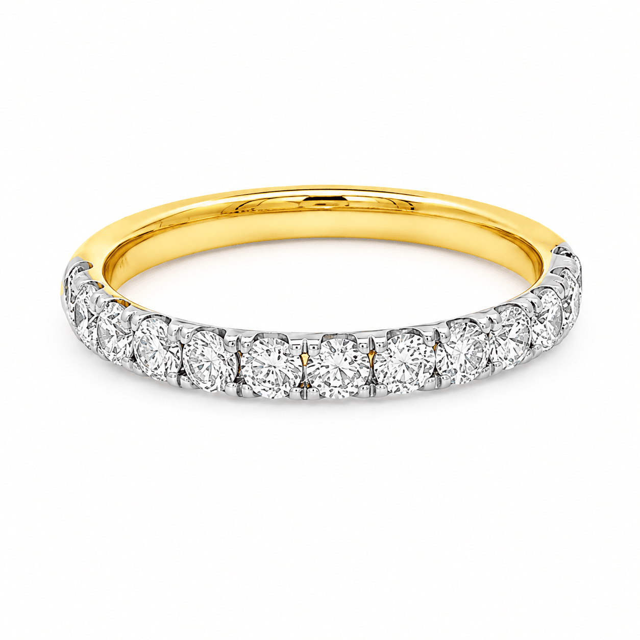 7/10 CT TW. Classic Diamond Wedding Band