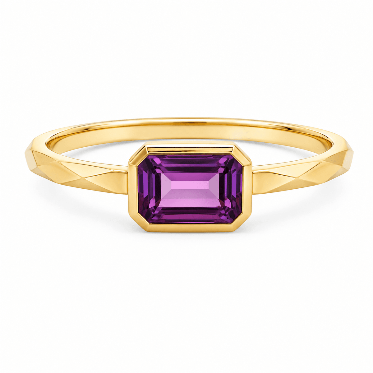 Amethyst Gemstone Ring