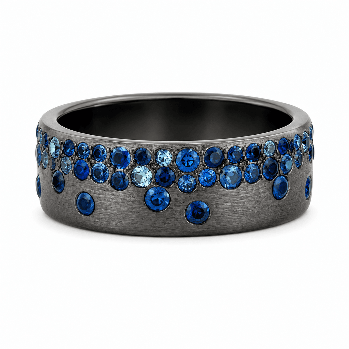 Blue Sapphire Ombre Band