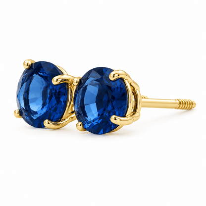 Blue Stud Earrings