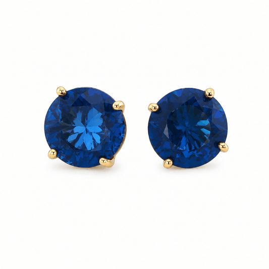 Blue Stud Earrings