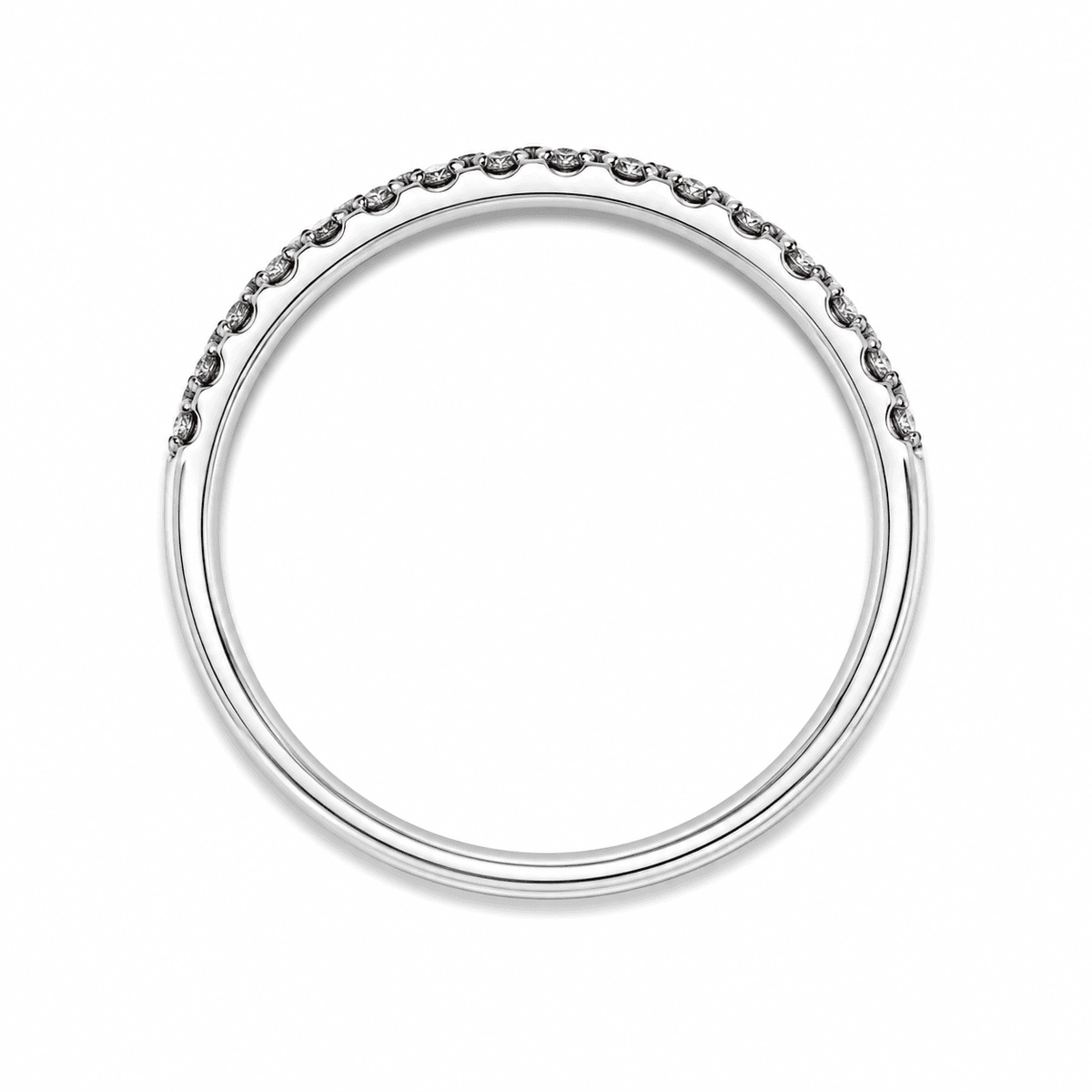 0.15 CTW Champagne Diamond Stackable Band