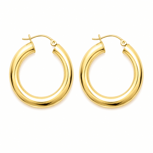 Chunky Hoop Earrings