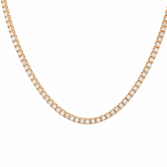 7.95 CTW Classic Lab-Grown Diamond Tennis Necklace