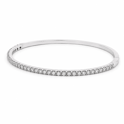 1.90 CTW Natural Diamond Bangle Bracelet