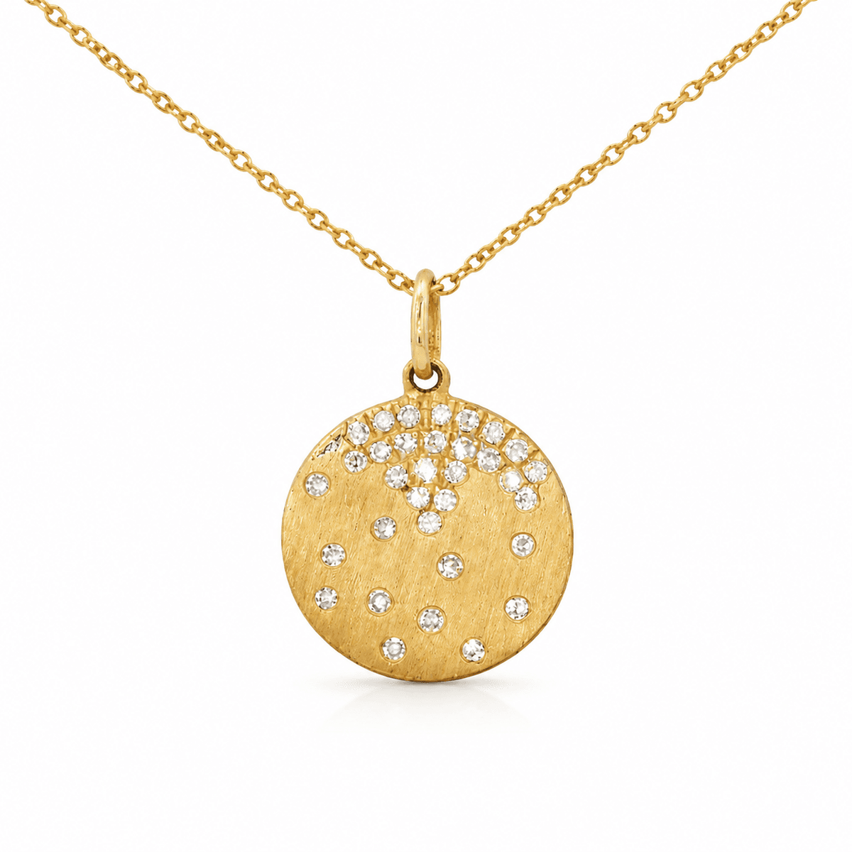 Diamond Disc Pendant