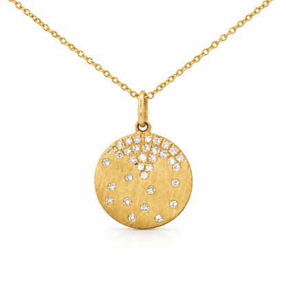 Diamond Disc Pendant