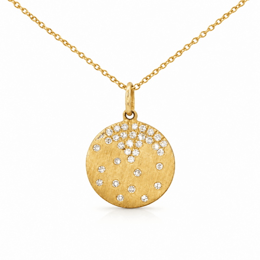 Diamond Disc Pendant