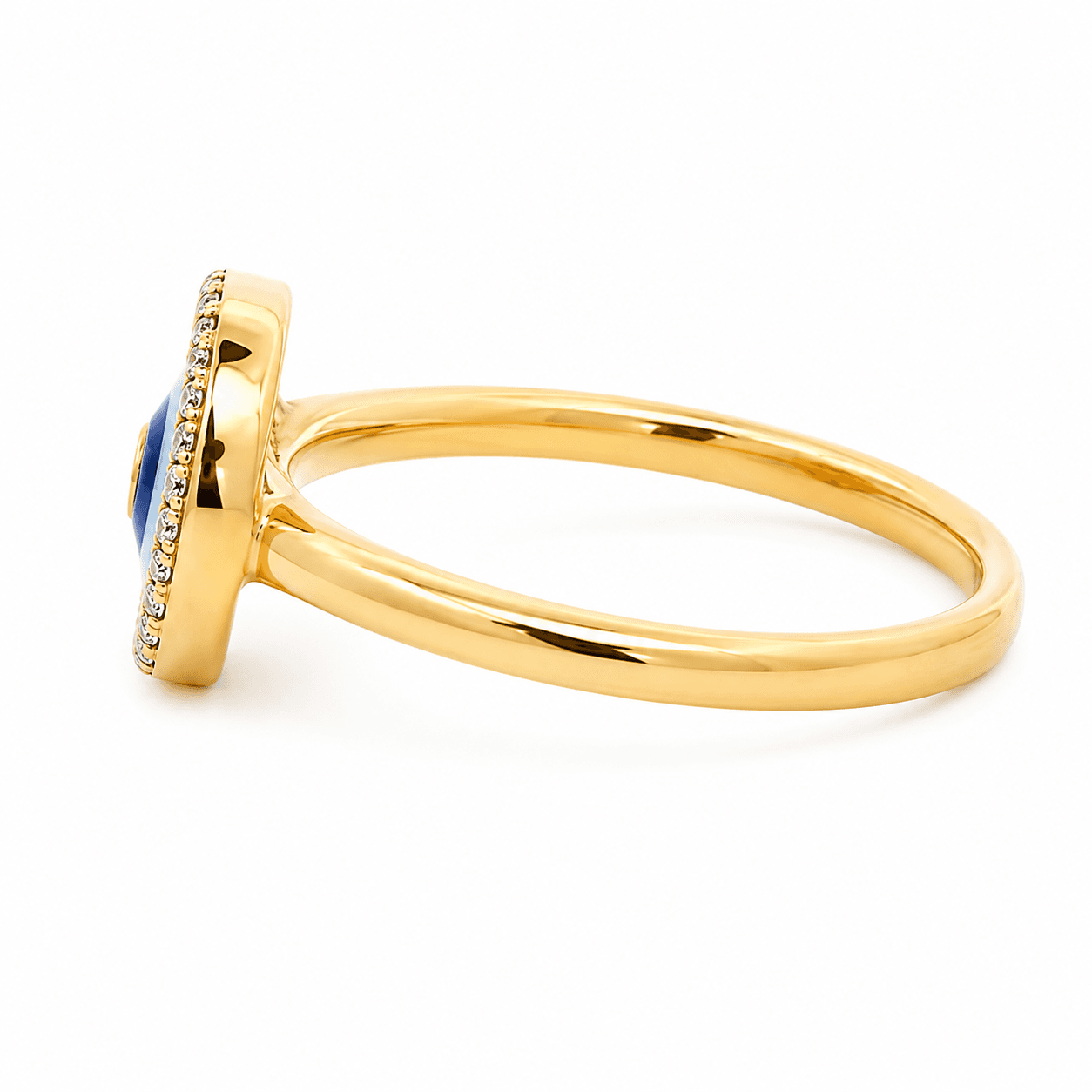 Diamond Evil Eye Fashion Ring