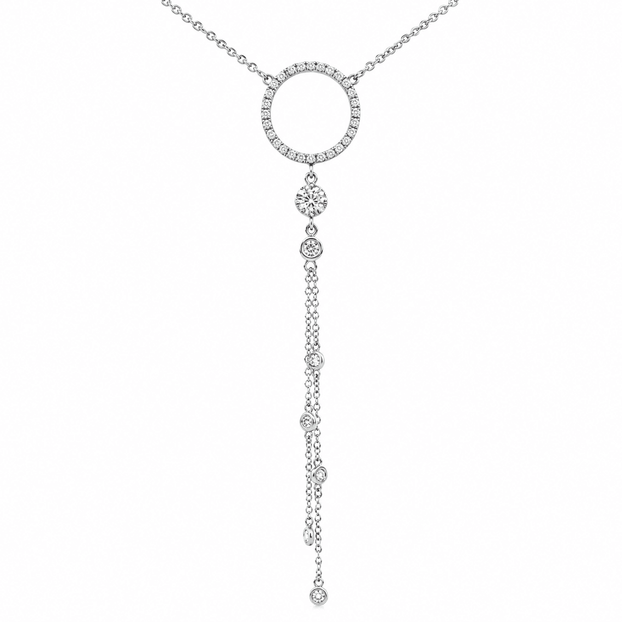Diamond Lariat Necklace