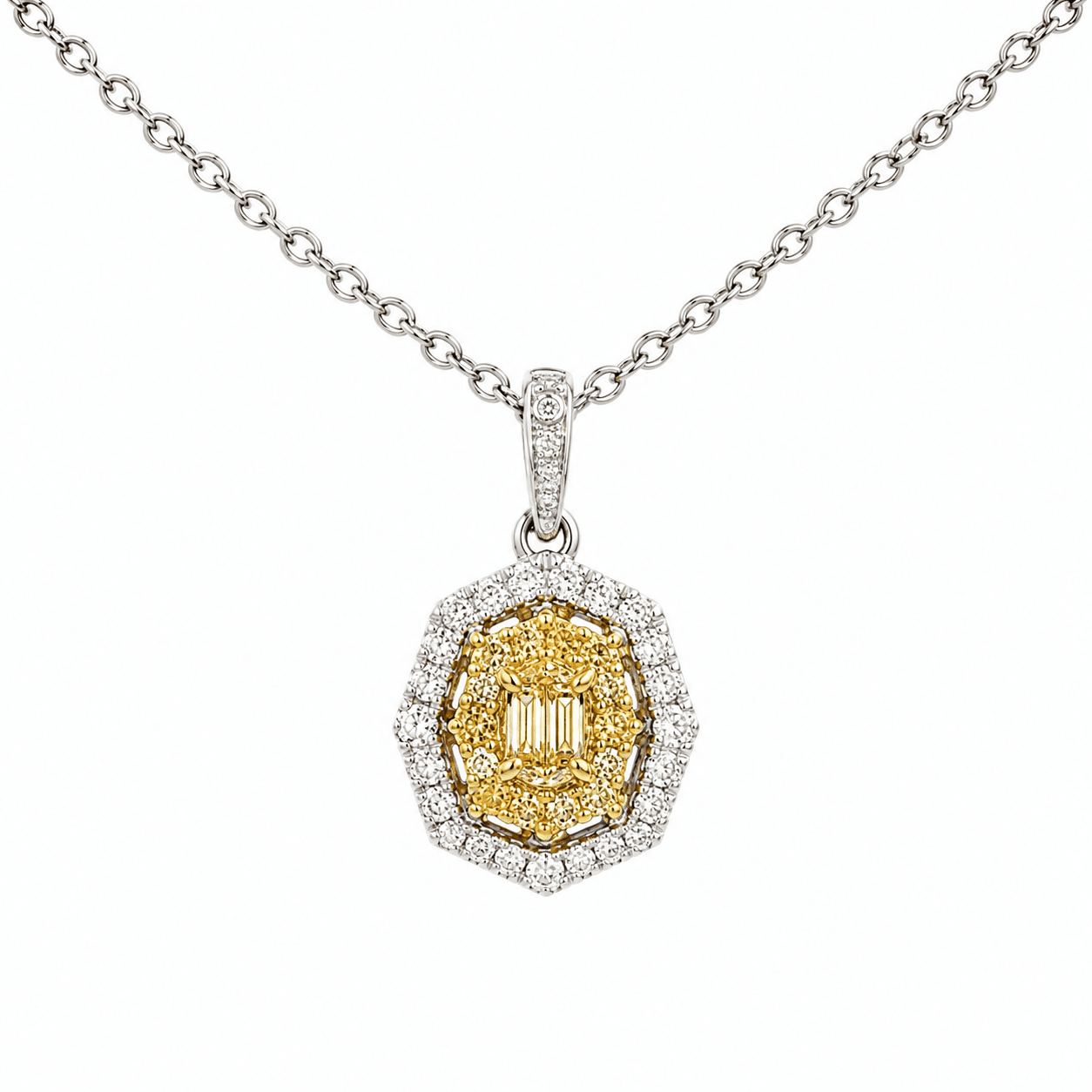 Yellow Diamond Pendant