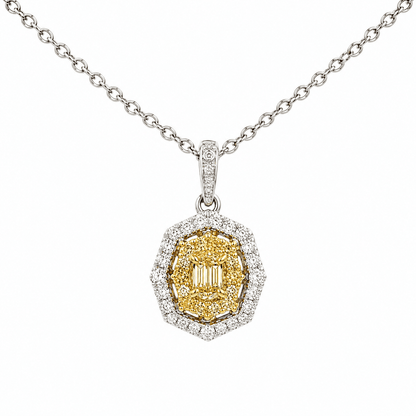 Yellow Diamond Pendant