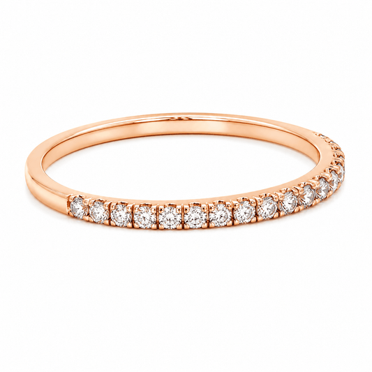Diamond Semi-Eternity Wedding Band