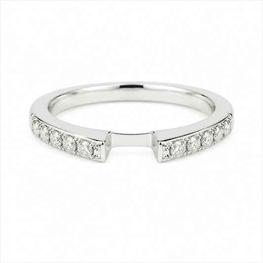 Diamond Semi-Mount Wedding Band