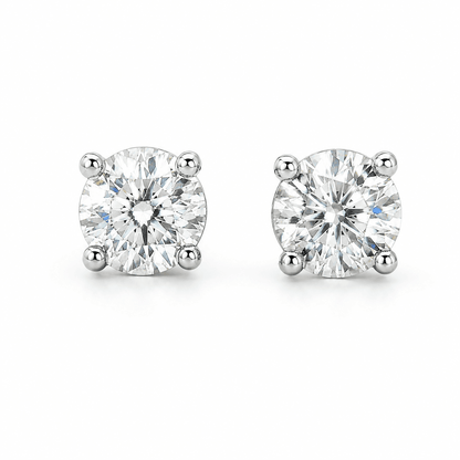 1/2 CTW Natural Diamond Stud Earrings