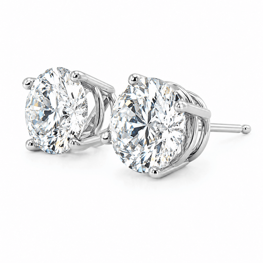 0.69 CTW Natural Diamond Stud Earrings