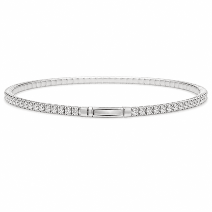 2.15 CTW 18K Natural Diamond FLEX Tennis Bracelet