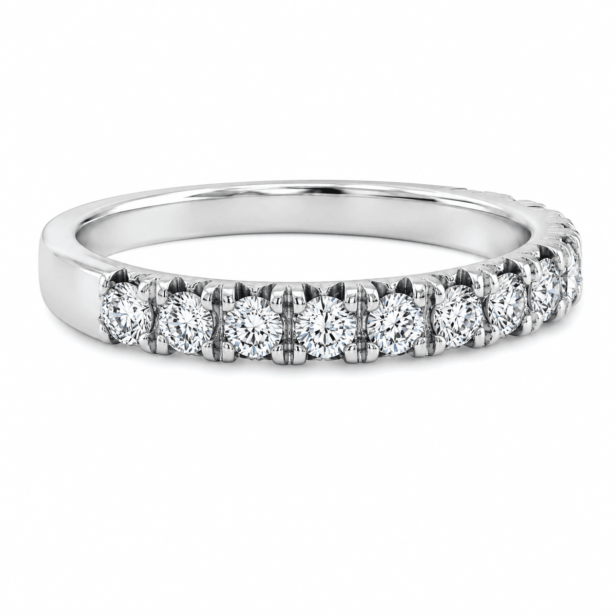 0.65 CT TW. Classic Diamond Wedding Band