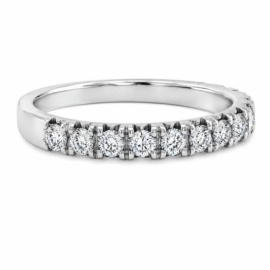 0.65 CT TW. Classic Diamond Wedding Band