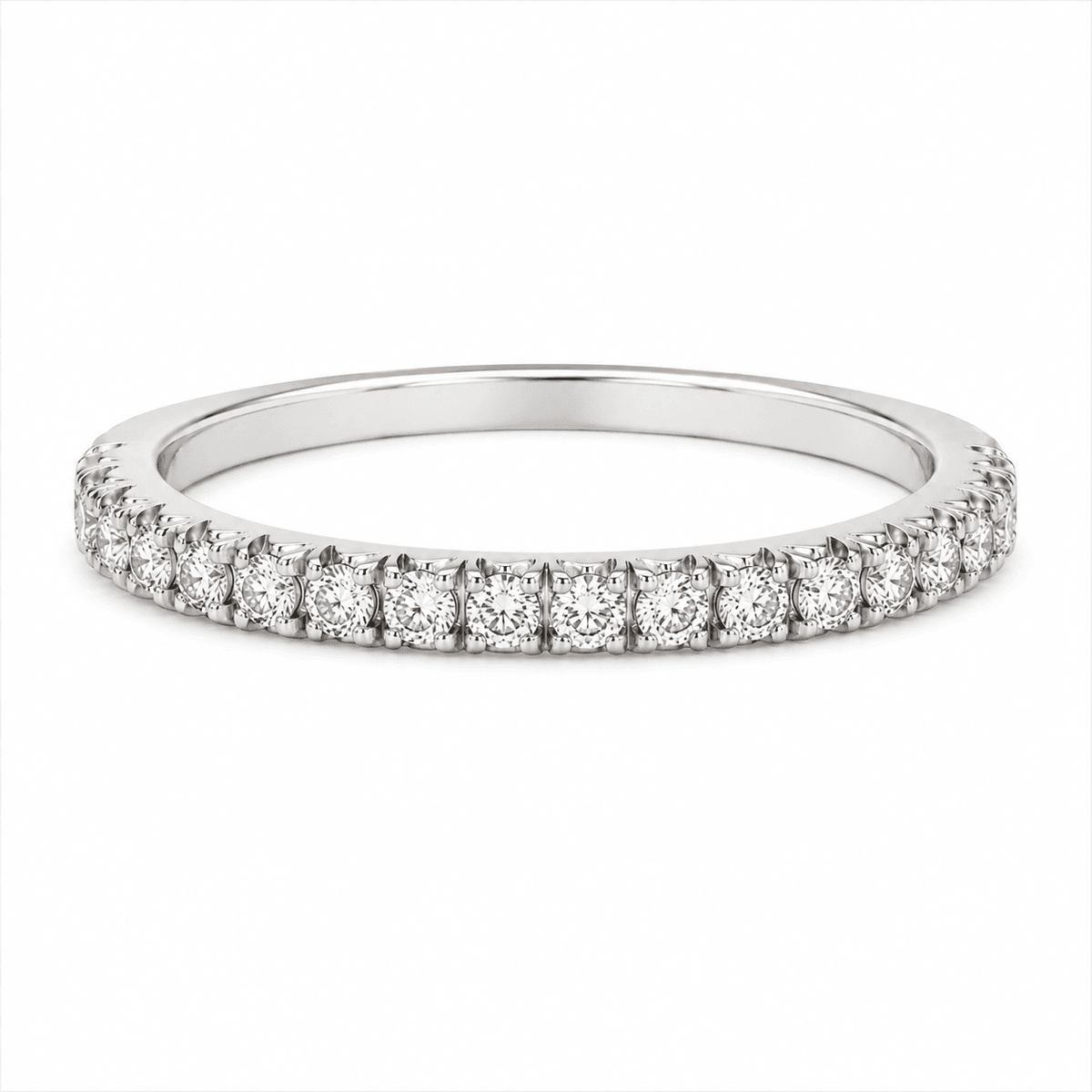 0.72 CT TW. Classic Diamond Wedding Band