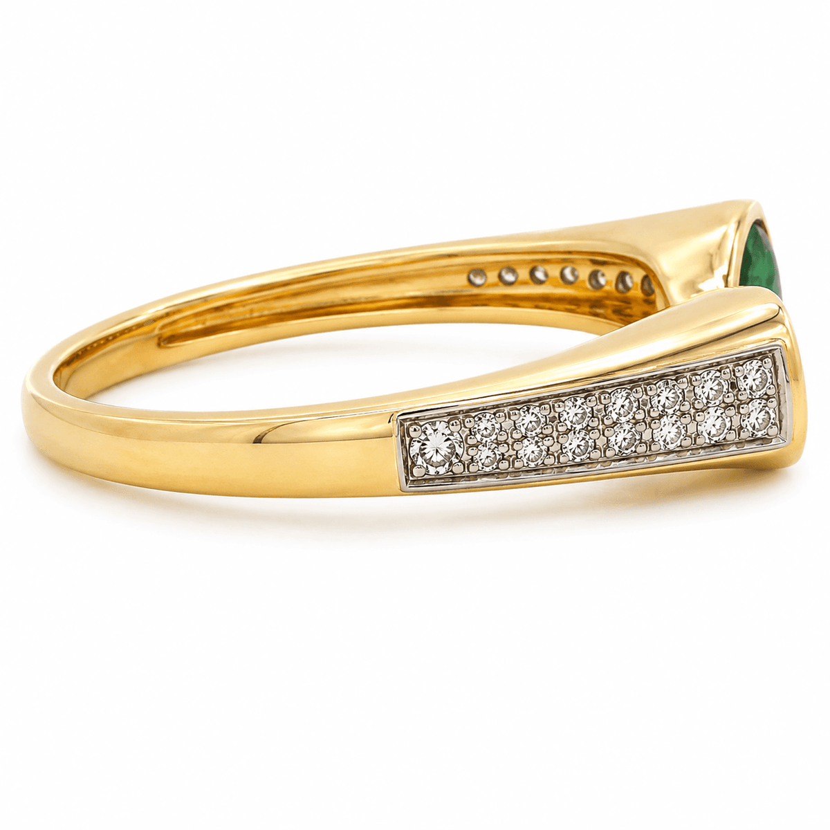 Emerald Duo Ring
