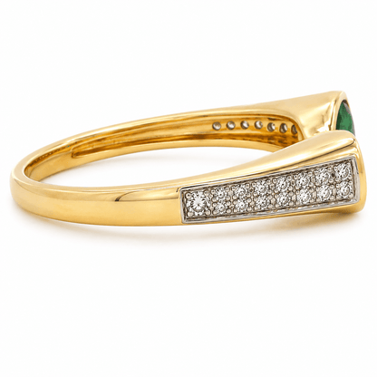 Emerald Duo Ring