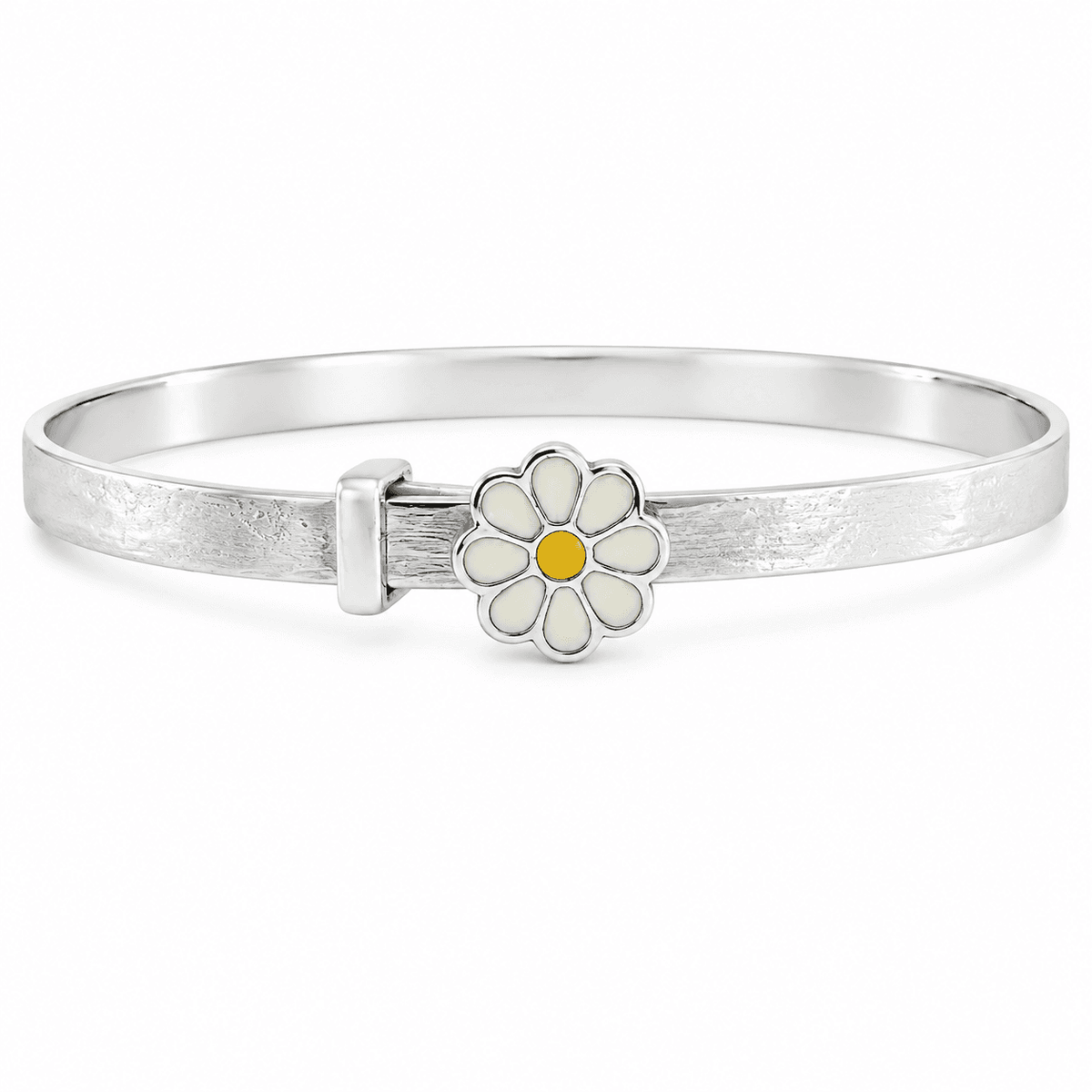 Enamel Daisy Bangle