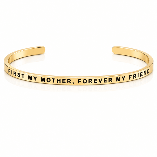 First My Mother, Forever My Friend Bangle