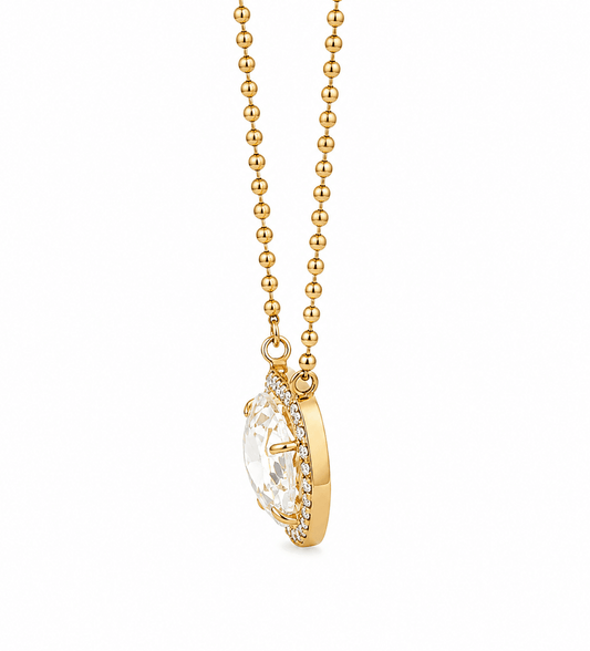 Geometric Topaz Necklace
