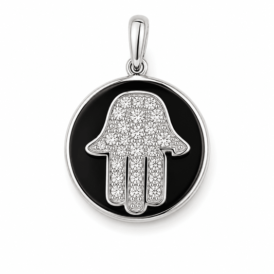 Hamsa Pendant with Chain