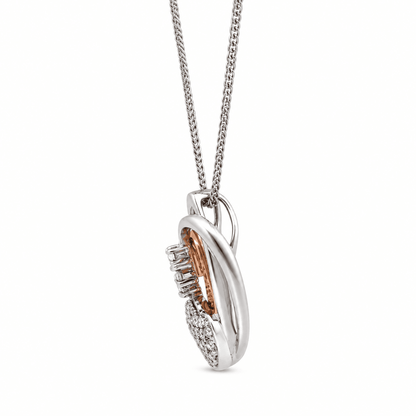 Heart Diamond Pendant Necklace