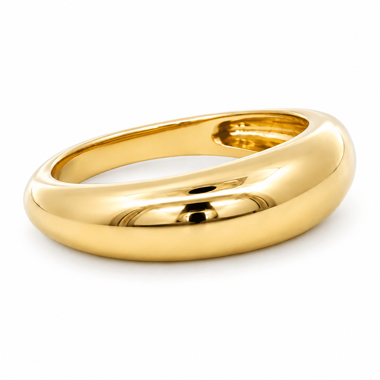 High-Polish Dome Fashion Ring