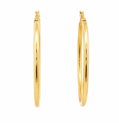 High Polish Hoop Earrings