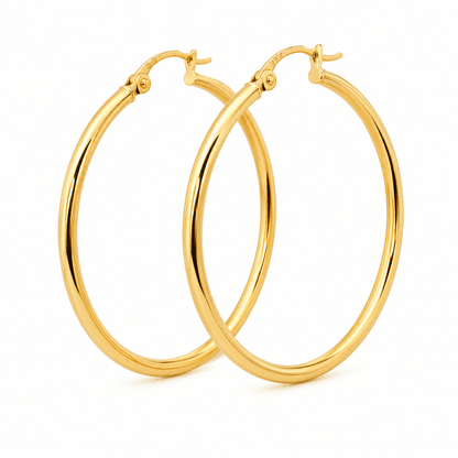 High Polish Hoop Earrings