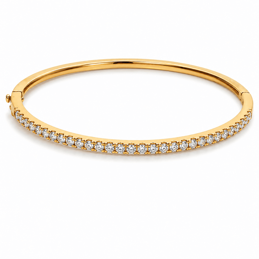 1.59 CTW Lab-Grown Diamond Bangle Bracelet
