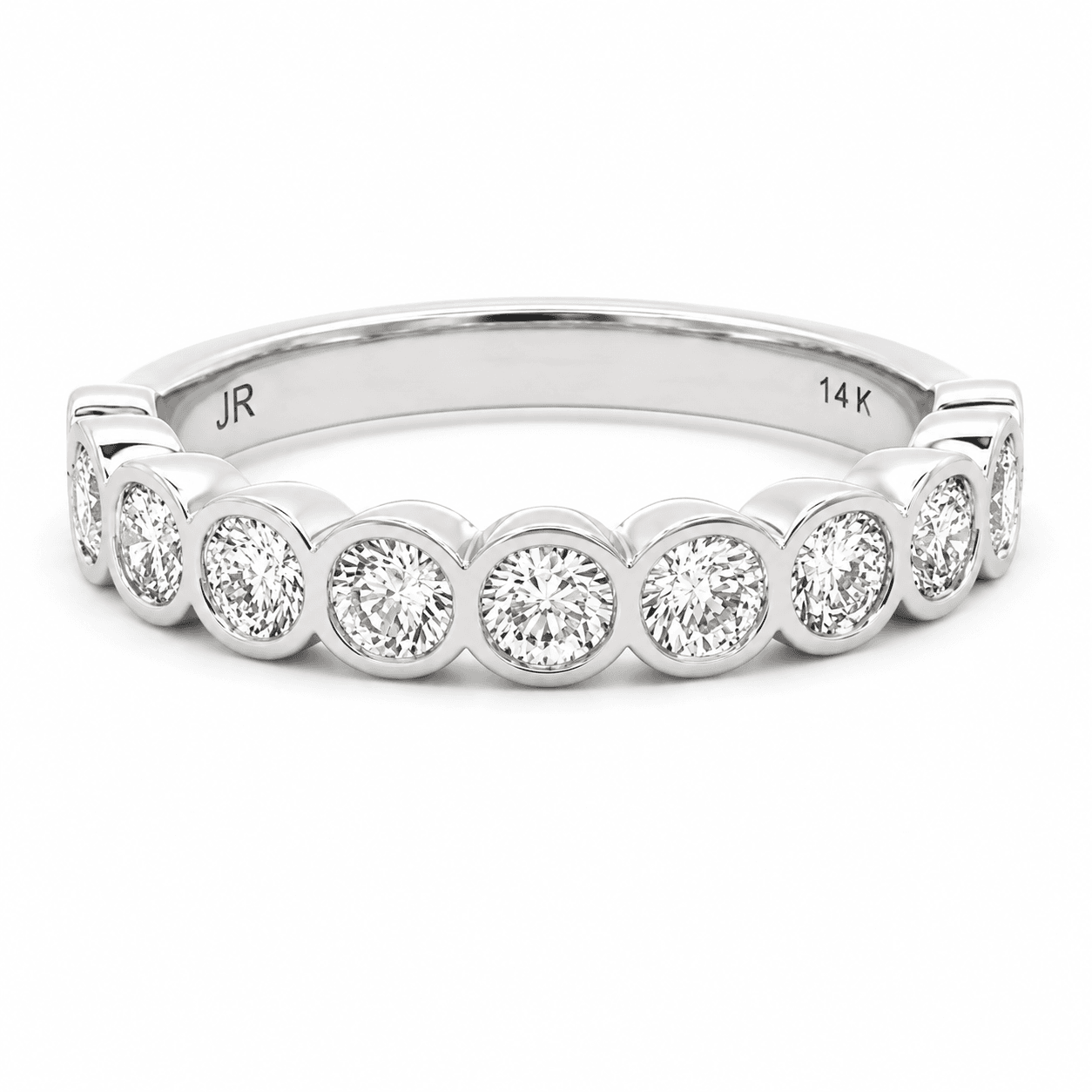 Lab-Grown Diamond Bubble Band Ring