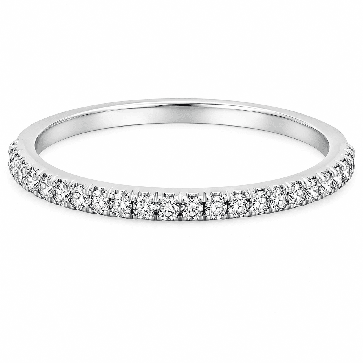 Lab Diamond Split-Prong Band