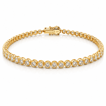 Lab-Grown Diamond Tennis Bracelet
