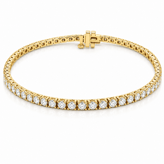 3.19 CTW Classic Lab-Grown Diamond Tennis Bracelet