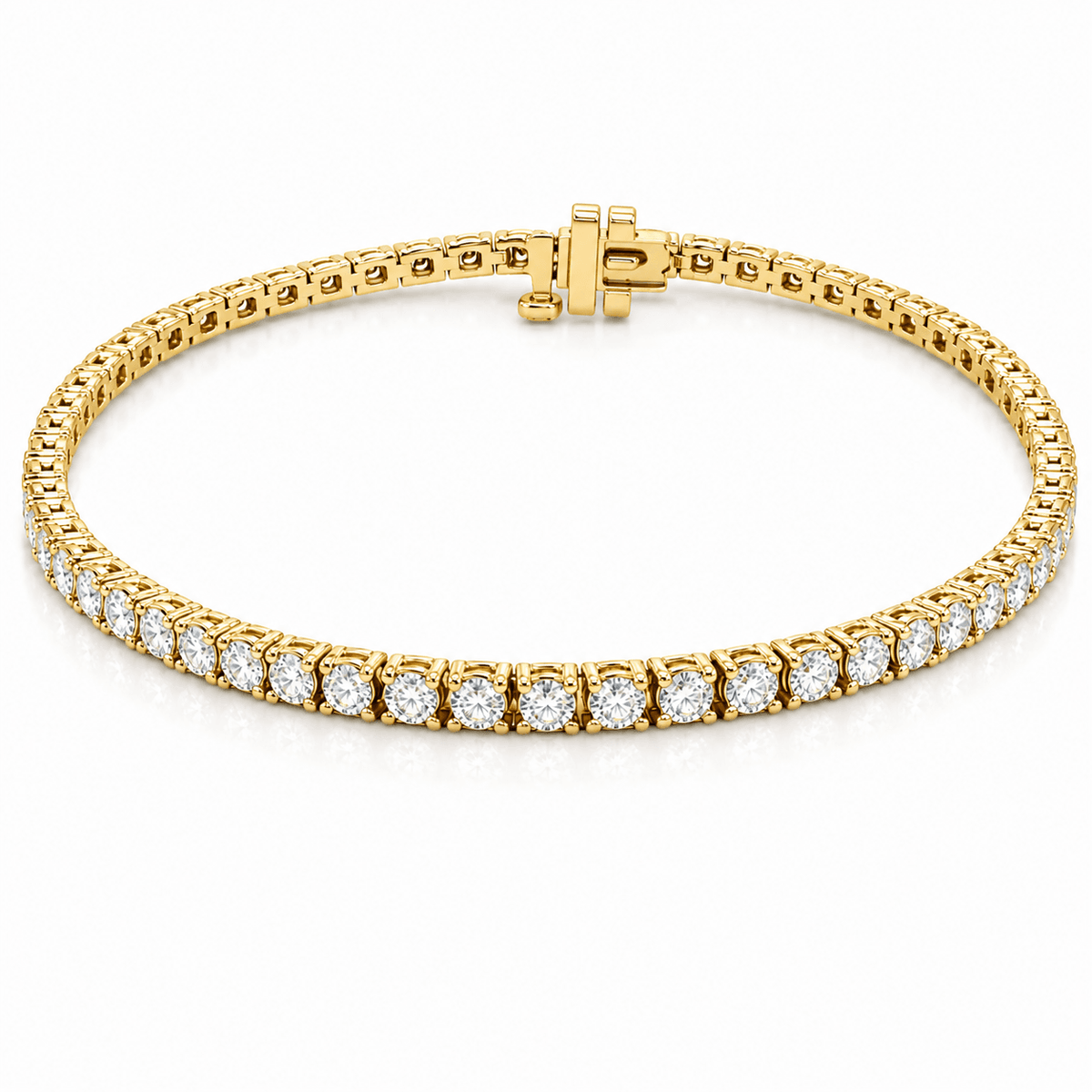3.19 CTW Classic Lab-Grown Diamond Tennis Bracelet
