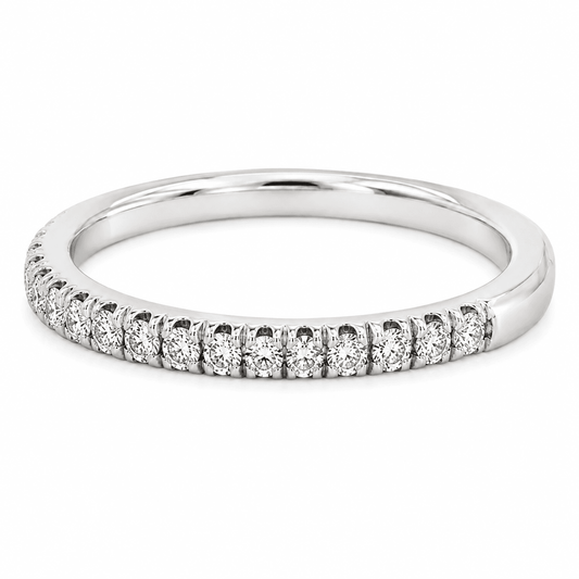 0.21 CT TW. Lab-Grown Diamond Wedding Band