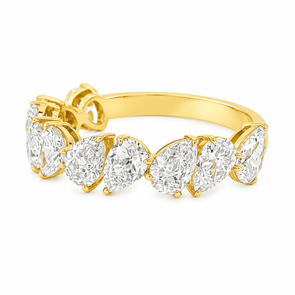 2-3/5 CT TW. Lab-Grown Diamond Wedding Band