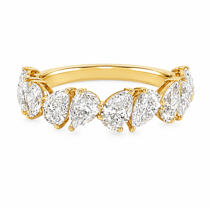 2-3/5 CT TW. Lab-Grown Diamond Wedding Band