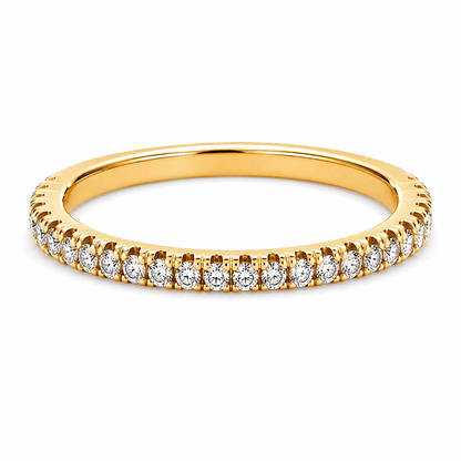 0.21 CT TW. Lab-Grown Diamond Wedding Band