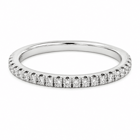 0.21 CT TW. Lab-Grown Diamond Wedding Band