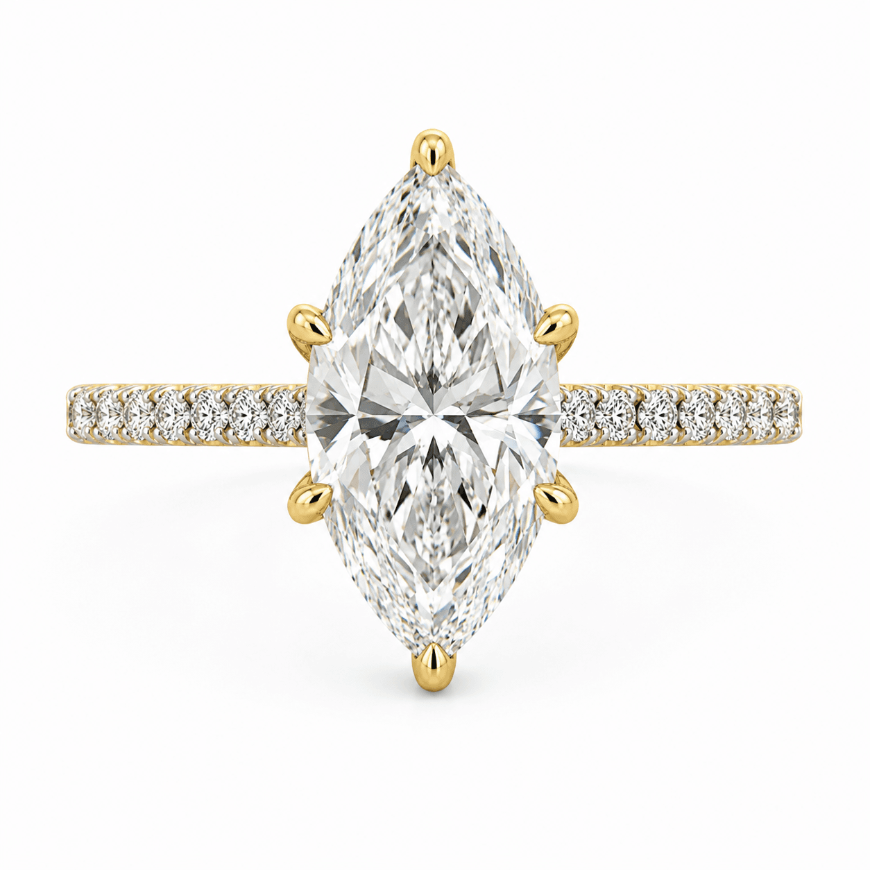 Marquise Lab-Grown Diamond Bridal Set