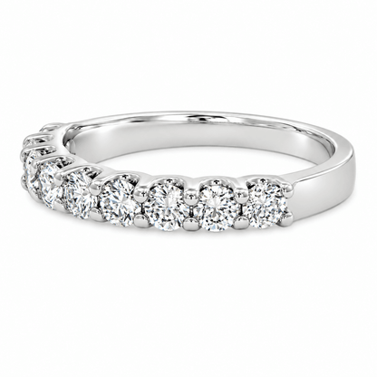 3/4 CT TW. Nine-Stone Diamond Wedding Band