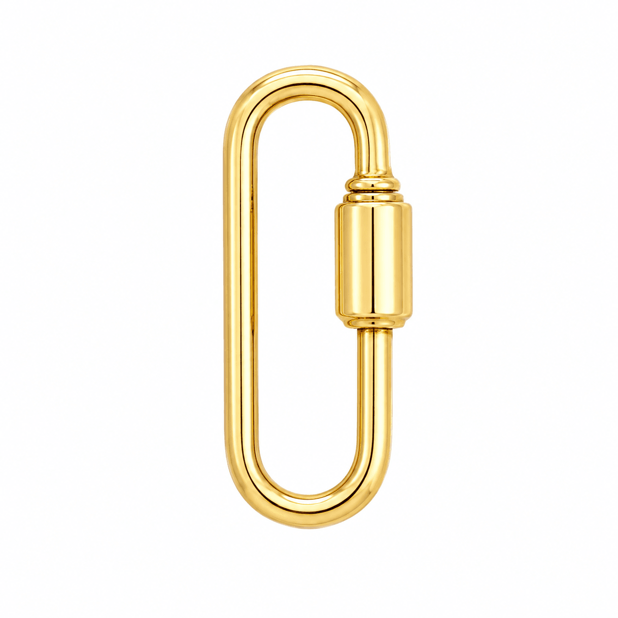 Oval Clasp with Twisted Closure